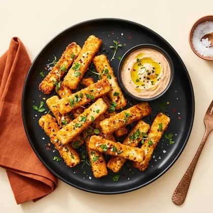 Knusprige Halloumi-Pommes