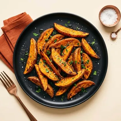Süßkartoffel-Wedges mit Smoked Paprika